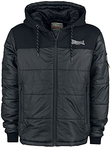 Lonsdale Herren Botal lak Jacken, Schwarz, XXL EU