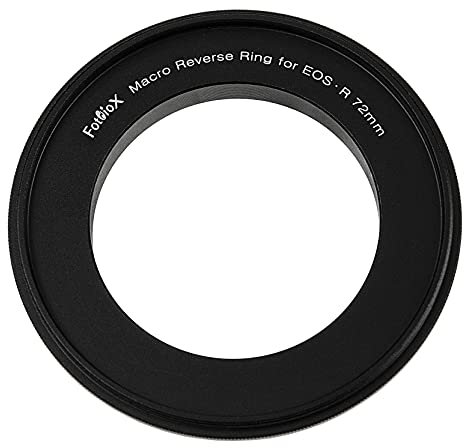 Fotodiox Macro Reverse Ring Compatible with 72mm Filter Thread to Canon RF-Mount Cameras - For Reverse Mounting Lenses