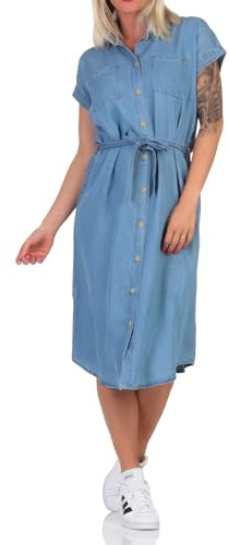 ONLY Onlpema Hannover Ss DNM Sh Dress Qytnoos