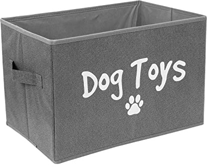 Smart Choice Dog Toy Box, Grey