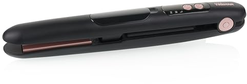 Tristar Kabelloses Glätteisen – Dampffunktion – Perfekt für unterwegs – 3 Temperatureinstellungen – Keramikbeschichtung – 30 min Nutzungsdauer – HD-2501