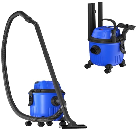 ANSIMIDA Aspiradora Tapicería de Coche, 1500W, Limpiador de Manchas Mascotas, Moquetas, Sofás, Alfombras, Colchones, Aspirador Húmedo/Seco, Depósitos: 15L