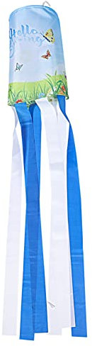 SUPVOX Tráquea Al Aire Decoración De La Puerta Al Aire Decoración Al Aire Jardín Manga De Viento Decoración Calcetín De Viento Decoración Al Aire