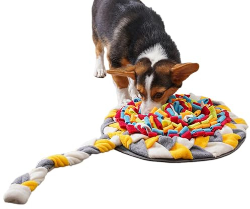 Tappeto annusare per cani, stuoia annusare per cani,Tappeto annusare a forma di caramella - Giocattoli per arricchimento per cani, tappetino profumato portatile, tappeto interattivo di ricerca cibo p