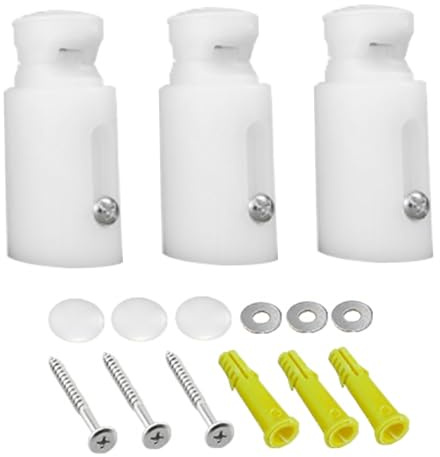 Towel Radiator Brackets 3PCS Adjustable Towel Rail Brackets Replacement Brackets Fit for Curved or Flat Radiator Towel Rail Towel Warmers with Install Accessories Towel Rail Brackets Radiator Towel