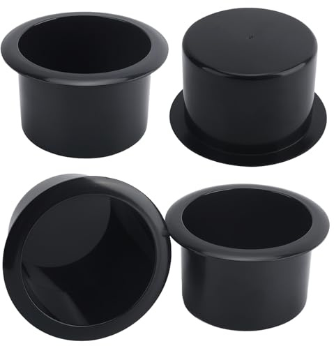 Lot de 4 porte-gobelets en plastique pour voiture, porte-gobelets encastrés, pour yachts, universels, pour canapé, bateau, camping-car, canapé, voiture, camion, table de poker