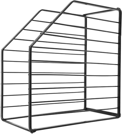 ANDRESLAD Double Corner Kitchen Storage Rack Black Countertop Shelf Organizer for Pan Racks Dish Holder for Kitchen Spaces