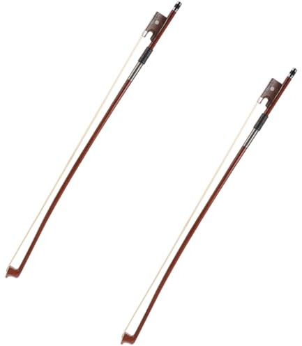 AKOOSY 2 Piezas de Bastones para Violín 1/8 para Niños, Material Sintético Cómodo y Hecho a Mano, Accesorios Elegantes para Práctica de Violín