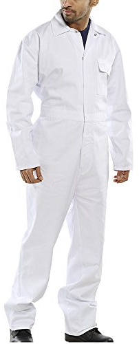 Men's Overalls/Workwear - white - 4XL