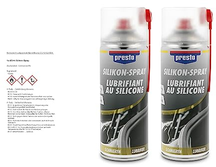 PRESTO 2x 400ml Silikon-Spray