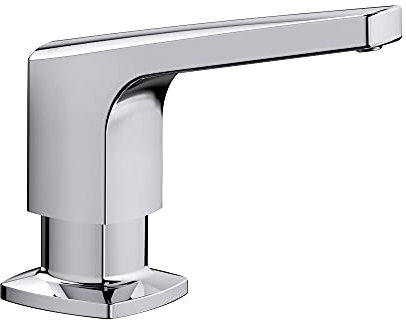 BLANCO, Rivana 442679 Seifenspender für die Küche, poliertes Chrom, 340 ml