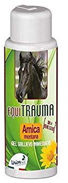 Trauma Plus - Arnica para caballos de uso humano - Gel Arnica Montana pura 100% orgánico, Pomada Super Fuerte, Crema Dolores, Muscular Caballo Dolor de Rodilla