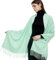 Gragengs Pashmina Schals und Wraps Schals für Damen Hochzeit Party Winter Warme Lange Solid Color,Mintgrün