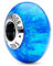 PANDORA Moments Schillerndes Tiefblaues Ozean Charm aus Sterling Silber mit künstlichem Opal, Kompatibel Moments, Größe: 13,6 cm, 791691C02