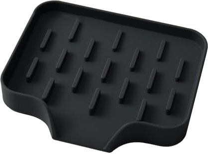 Meindin Soap Holder,Shower Sponge Drainer - Space-Saving Silicone Soap Drain Holder for Shower, Bathtub, Bathroom, Home, Sink, Kitchen