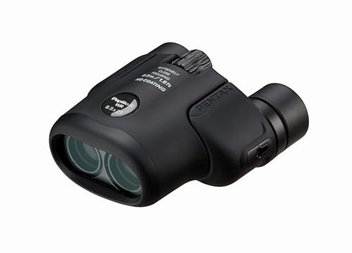 Binocolo Pentax Papilio III, 8.5 x 21 resistente agli agenti atmosferici, Nero, messa a fuoco 50 cm, resistente agli schizzi, Museo, Outdoor, Natura, Sport dal vivo, Rivestimento HD