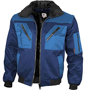 Qualitex - Pilotenjacke 4 in 1, Marine/Royal, XL