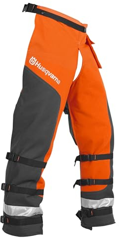 Husqvarna Unisex-Erwachsene, 91,4-96,5 cm, Orange/Grau, Technische Chaps, Orange, 91,4 bis 96,5 cm
