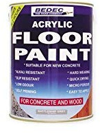 Bedec Acrylic Water Based Floor Paint Blue 2.5 Litre