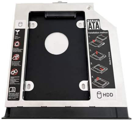 Cadre adaptateur pour 2e disque dur SSD pour Lenovo ThinkPad E550 E550C E555 E560 E565 avec façade avant
