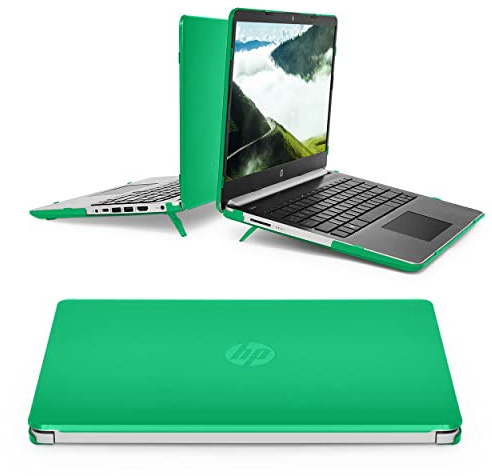 mCover Case Only Compatible for 2020~2022 14 HP 14-DQxxxx / 14-FQxxxx Series Windows PC (NOT Compatible with Any Other HP Models) - Green