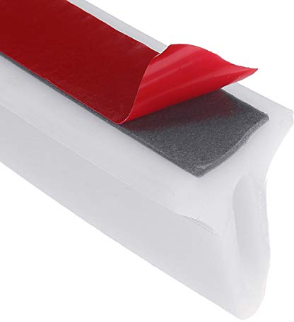 TuToy 1/2/3/4M Bathroom Kitchen Self-Adhesive Sealing Strip Floor Water Retaining Bar - 1M