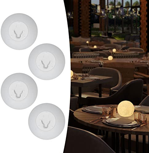 MISETA Luci da giardino per esterni, 4 luci a sfera a LED, impermeabile, senza fili, con telecomando, colorato, luminoso, per laghetto, fontana, giardino, prato, feste, decorazione