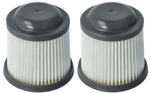 vhbw 2x filtro a pieghe piatte compatibile con Black & Decker Dustbuster Pivot PD1020, PD1020L, PD1420, PD1420LP, PD1820, PD1820L aspirapolvere
