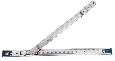 Fensterriegel Kipp-Regler Schiebebügel 2 Scharnier Flügelfensterbegrenzer