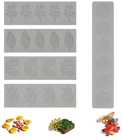 Zfseyuh Torta Fondente Goffratura Mat,5 Pizzo Stampo per Torte in Pizzo, Stampo in Silicone per Dolci,Stampi per Fondente in Pizzo per Utensili da Forno,Dessert,Torte,Decorazione del Piatto