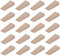 cyclingcolors 20x Holzkeile klein verschiedene größen (10x 6mm + 10x 12mm) türmontage zum basteln breit möbel Türkeile holz Möbelkeile, 55mm x 20mm