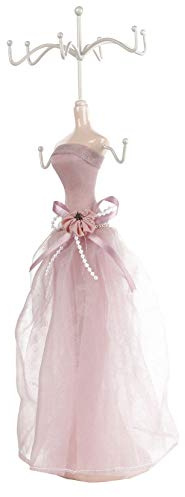 EIMSOAH Fashion Jewelry Display Stand, Jewelry Rack, Dress Form Earring Necklace Ring Holder Stand, for Girls (Big Model)