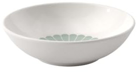 Villeroy & Boch - Fleur vert cuenco verde de postre, apto para lavavajillas y microondas, bol para postres, aperitivos y guarniciones, fuente pequeña con decoración de flores, porcelana Premium