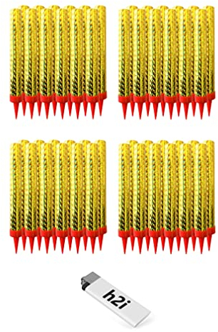 h2i Ice Fountain S Pack Ice Star Spray Candle for Engagement Wedding Birthday Youth Party Table Fireworks Decoration for Cakes Cakes, All- Season Fireworks Cat. F1