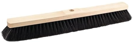 Saalbesen Rosshaar L.500mm m.Stielloch Sattelholz