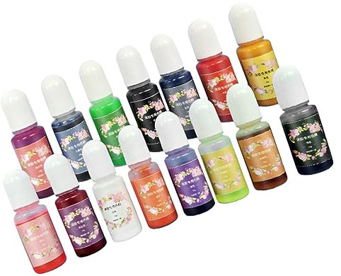 EXCEART 15 Tinte Para Jabones Sólidos, Epóxico Graso Jabon Glicerina Para Hacer Jabones Abricación De Aceite Para Hacer Jabones Colorante Segunda Generación Tómate Un Baño