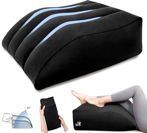 LuxoCare Cuscino per le vene, gonfiabile, per le gambe, per il sonno, la gravidanza e il recupero chirurgico, per alleviare le gambe e favorire la circolazione sanguigna