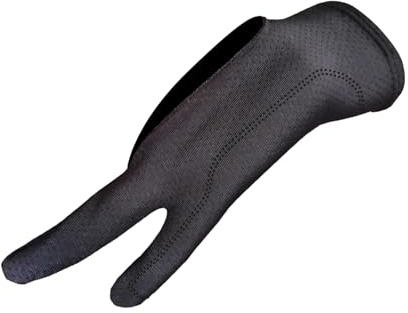 Dubbulon Digital Drawing Glove - Two-Finger Graphic Tablet Drawing Glove - Right Left Hand Crafting Accessories for Professionals Students School Home Dorm Travel