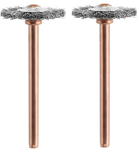 Dremel 530-02 Stainless Steel Brushes (2 Pack), 3/4 Diameter