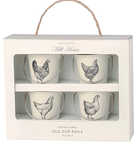 Eddingtons Lot de 4 Coquetiers Vintage