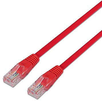 Aisens Cable de Red RJ45 UTP AWG24 Cat.5e 2m Rojo