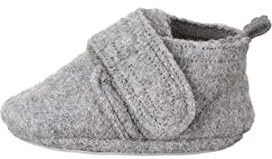 Sterntaler Unisex-Baby Krabbelschuhe Slipper, Rauchgrau, 19/20 EU