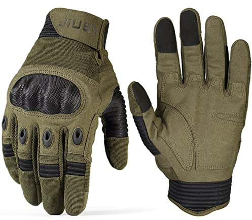 NIAN Écran Tactile Armée Militaire Tactique Gants Paintball Airsoft Tir Combat Anti-Dérapage Vélo Dur Knuckle Plein Doigt Gants