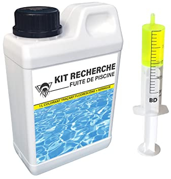 Méduze - Kit de Recherche de Fuite d'eau pour Piscine 1L - Prêt à l'emploi