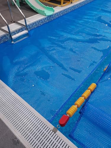 Inground Pool Solar Cover Rectangle 30 28 26 24 22 20 18 16 14 13 12 10 Foot, 20 Mil Swimming Pool Insulation Blanket | Use Sun To Heat Pool | Bubble-Side Down (Size : 6.5x13ft/2x4m)