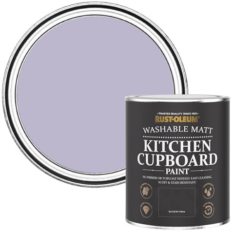 Rust-Oleum Purple Kitchen Cupboard Paint in Matt Finish - Wisteria 750ml