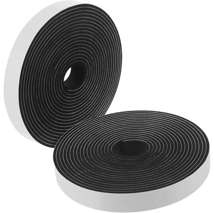 EXHUMKY Sigillante in Schiuma per Finestre e Porte Guarnizione Autoadesiva Isolante 3/4 Pollici X 1/8 Pollici 25 Piedi per Impermeabilizzazione e Isolamento