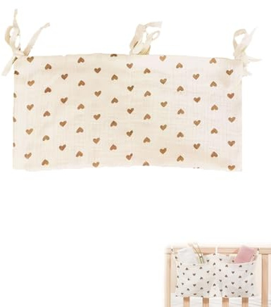 JUKOTA 1PCS Organizador Cuna,Colgar Bolsas De Almacenamiento Baby Cuna,organizador colgante,Bolso Colgante para Cama de Bebé,Organizador Colgante para Pañales, para Juguetes PañAles Ropa