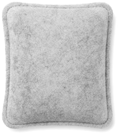 Almohadilla de fieltro de aguja pequeña, almohadilla de esponja gris, alfombrilla de fieltro de aguja de 6 x 5 pulgadas para cualquier suministro de manualidades de lana