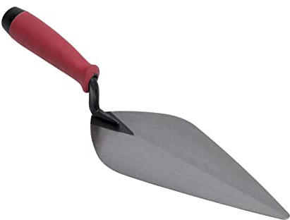 QLT By MARSHALLTOWN BTSG11 11-Inch Brick Trowel with a Soft Grip Handle